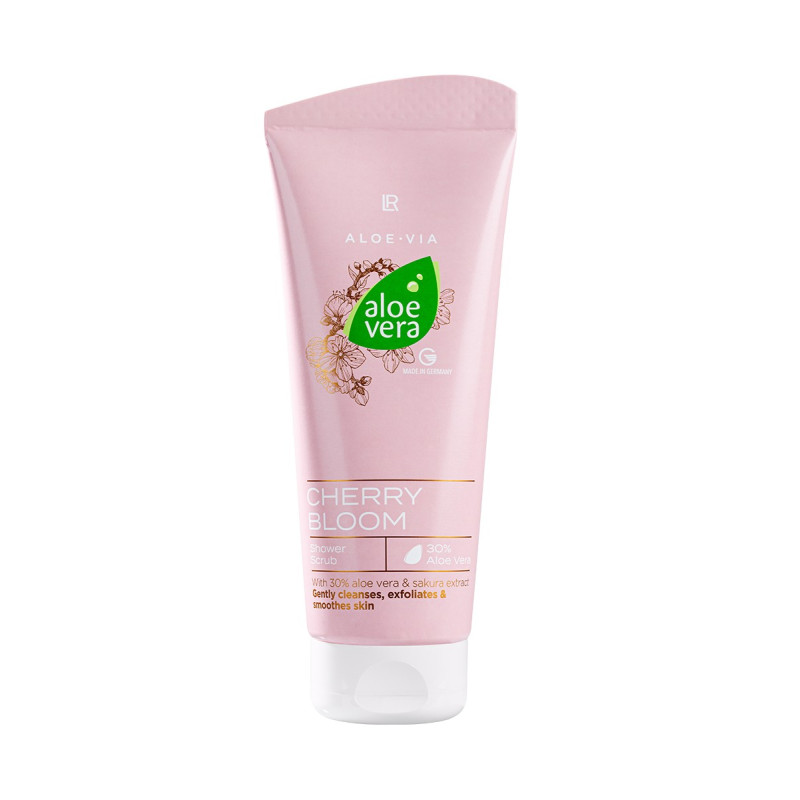 LR Aloe Vera Cherry Bloom Exfoliante de ducha