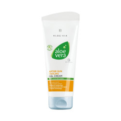 Gel-crema de Aloe Vera después de tomar el sol