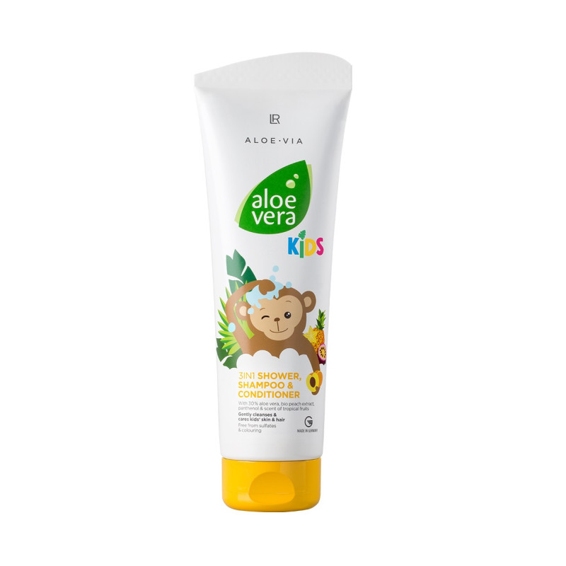 Aloe Vera Kids 3in1: gel doccia, shampoo & balsamo