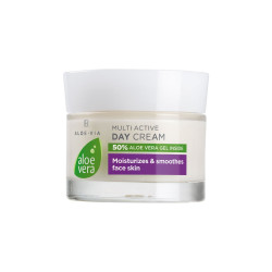 Crème multi-active à l'aloe vera pour le jour