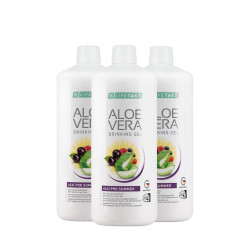 Aloe Vera Drinking Gel Açaí Pro Summer pacchetto triplo