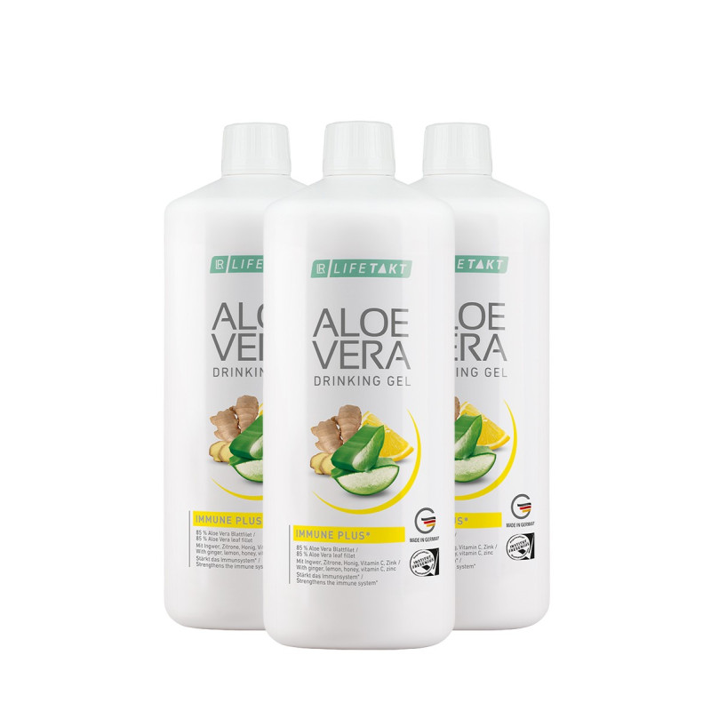 Gelée à boire à l'Aloe Vera Immune Plus 3pak