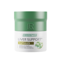 The original name "LR LIFETAKT Liver Support" does not contain any Polish words. Therefore, no translation to German is needed. 